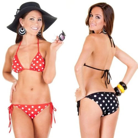 Polka Dot Bikini by Euro Swimwear